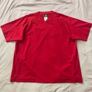 New Balance Baseball Cage Pullover Warm Up Jacket Men’s 2XL Red